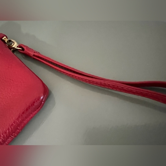 Lodis red leather wristlet - Picture 5 of 5